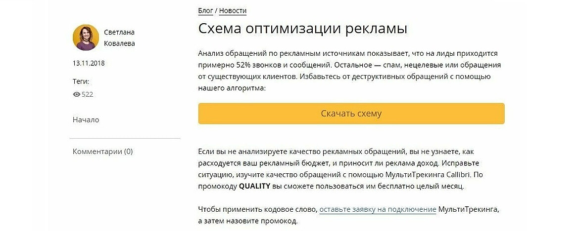 Схема оптимизации рекламы Схема оптимизации рекламы